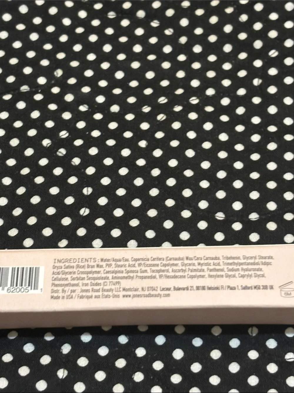 Jones Road Black Mascara Tube with Cream Box